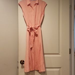 Womens Sleeveless Joules Midi Dress